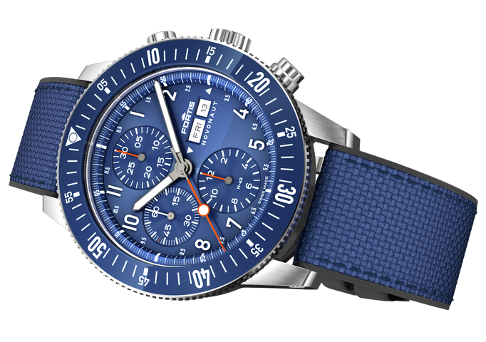 Fortis Novonaut N-42 Cobalt Blue Edition Watch