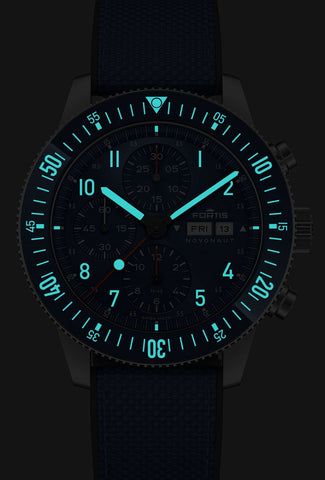 Fortis Novonaut N-42 Cobalt Blue Edition Watch