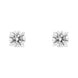 18ct White Gold 0.80ct Diamond Solitaire Brilliant Cut Stud Earrings