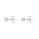 18ct White Gold 0.80ct Diamond Solitaire Brilliant Cut Stud Earrings