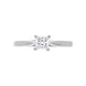 Platinum 0.41ct Diamond Princess Cut Solitaire Ring, FEU-2013