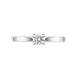 Platinum Diamond Round Brilliant Cut Solitaire Ring