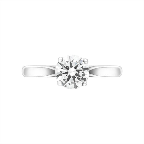 Platinum 1.02ct Diamond Brilliant Cut Solitaire Ring