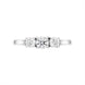 Platinum 0.75ct Diamond Brilliant Cut Trilogy Ring