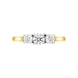 18ct Yellow Gold 0.50ct Diamond Trilogy Ring