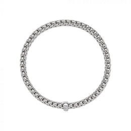 Fope Vendome 18ct White Gold 0.10ct Diamond Bracelet