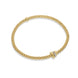 FOPE 18ct Yellow Gold 0.10ct Diamond Bracelet