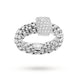 Fope Flex'It Vendome 18ct White Gold 0.41ct Pave Diamond Ring
