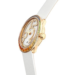 Faberge Colours of Love Eggsistence Rainbow Gemstone Watch