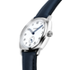 Fears Brunswick 38 Polar White Leather Strap Watch