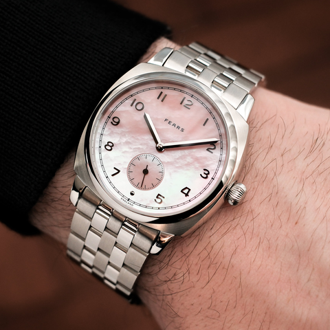 Fears Brunswick 38 Orchid Mother of Pearl Bracelet Watch