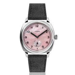 Fears Brunswick 38 Orchid Mother of Pearl Leather Strap Watch