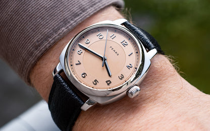 Fears Brunswick 40 Copper Salmon Watch