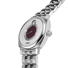 Fears Brunswick 40.5 Jump Hour Barleycorn Bracelet Watch