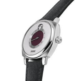 Fears Brunswick 40.5 Jump Hour Barleycorn Alcantara Watch