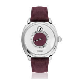 Fears Brunswick 40.5 Jump Hour Barleycorn Alcantara Watch