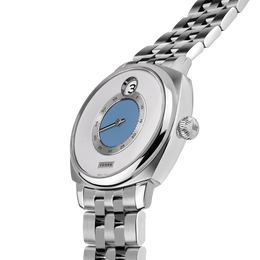 Fears Brunswick 40.5 Jump Hour China Blue Bracelet Watch