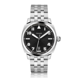 Fears Brunswick 40 Filton Raven Black Bracelet Watch