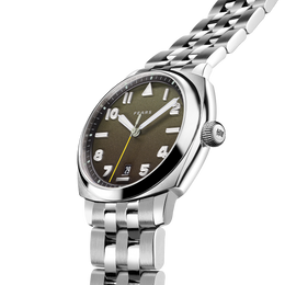 Fears Brunswick 40 Filton Squadron Green Bracelet Watch