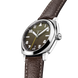 Fears Brunswick 40 Filton Squadron Green Leather Strap Watch