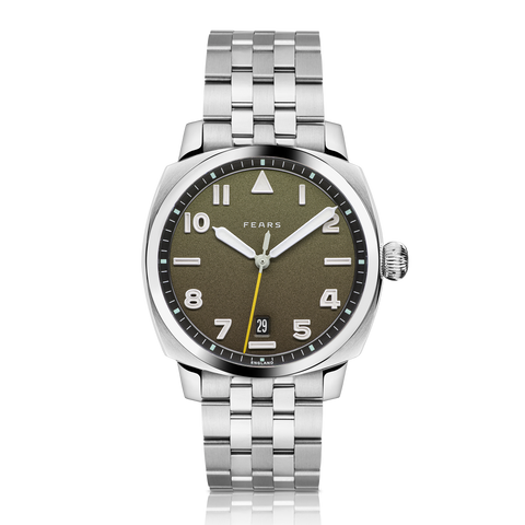 Fears Brunswick 40 Filton Squadron Green Bracelet Watch