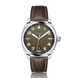 Fears Brunswick 40 Filton Squadron Green Leather Strap Watch
