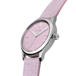 Fears Redcliff 39.5 Pale Lilac Alcantara Watch