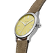 Fears Redcliff 39.5 Sherbert Yellow Alcantara Watch