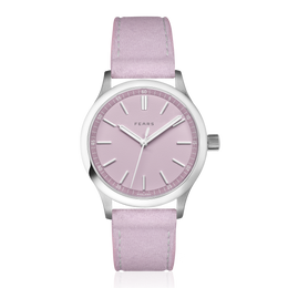 Fears Redcliff 39.5 Pale Lilac Alcantara Watch