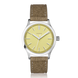 Fears Redcliff 39.5 Sherbert Yellow Alcantara Watch