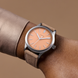 Fears Redcliff 39.5 Soft Peach Alcantara Watch