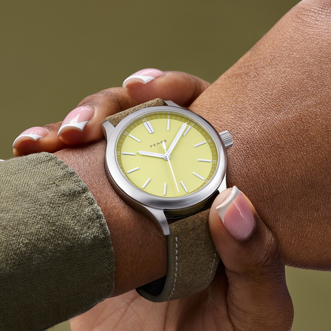 Fears Redcliff 39.5 Sherbert Yellow Bracelet Watch