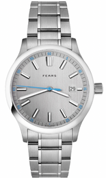 Fears Watch Redcliff 39.5 Date Pewter Grey BS139.510.044.123