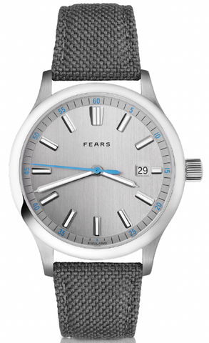 Fears Redcliff 39.5 Date Pewter Grey Watch