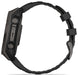 Garmin Fenix 8 47mm Sapphire Solar Carbon Grey DLC Titanium Black Pebble Grey Silicone Watch