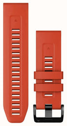 Garmin Watch Band QuickFit 26 Flame Red Silicone