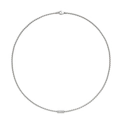 Fope Aria 18ct White Gold 0.02ct Diamond Necklace 891C BBR.