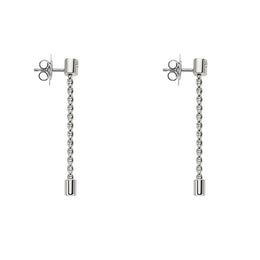 Fope Aria 18ct White Gold 0.09ct Diamond Pendant Earrings OR890 BBR.