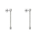 Fope Aria 18ct White Gold 0.09ct Diamond Pendant Earrings OR890 BBR.