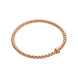 Fope Eka 18ct Rose Gold 0.01ct Black Diamond Flexible Bracelet BR730 BBRN.