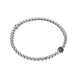 Fope Eka Tiny 18ct White Gold 0.20ct Black Diamond Bracelet, 733B/PAVEN.