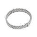 Fope Panorama 18ct White Gold 0.01ct Diamond Flexible Bracelet BR580 BBR.