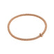 Fope Prima 18ct Rose Gold 0.01ct Diamond Flexible Bracelet BR710 BBR.