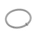 Fope Solo 18ct White Gold 0.01ct Diamond Flexible Bracelet BR620 BBR.