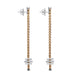 Fope Eka 18ct Rose Gold 0.30ct Diamond Drop Earrings, OR754/BBR.