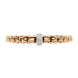 Fope Eka 18ct Rose Gold 0.58ct Diamond Bracelet, 607B/PAVE.