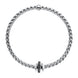 Fope Eka 18ct White Gold 0.16ct Diamond Black Rhodium Rondelle Bracelet 754B/BBRN
