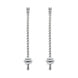 Fope Eka 18ct White Gold 0.30ct Diamond Drop Earrings, OR754/BBR.
