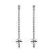 Fope Eka 18ct White Gold 0.32ct Black Diamond Drop Earrings, OR754/BBR1.