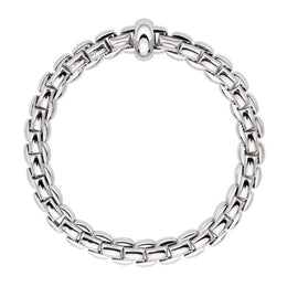 Fope Eka 18ct White Gold Bracelet, 607B.